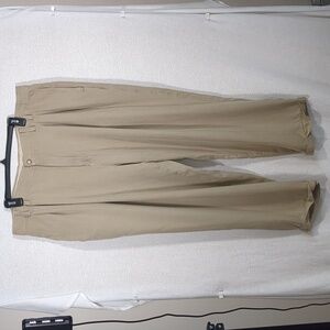 Tommy Bahama Men's 100%Silk Pleated Front Pants Khaki Color Size 42
